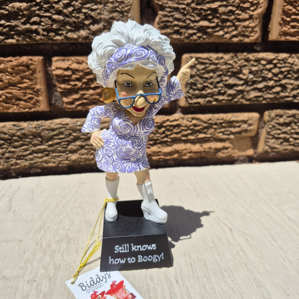 Westland Giftware Biddys "Still Know How To Boggy" Bobblehead Figurine 2011